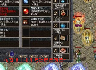 传奇道士带几号勋章最厉害? 传奇道士带几号勋章最厉害?