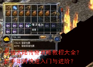 无极大陆传奇攻略教程大全?新手如何快速入门与进阶? 无极大陆传奇攻略教程大全?新手如何快速入门与进阶?