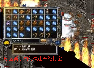 新区新手如何快速升级打宝? 新区新手如何快速升级打宝?