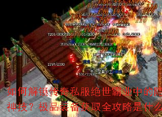 ��ν�������˽��������ҵ�е������񼼣���Ʒװ����ȡȫ������ʲô��
