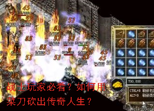 战士玩家必看?如何用菜刀砍出传奇人生? 战士玩家必看?如何用菜刀砍出传奇人生?