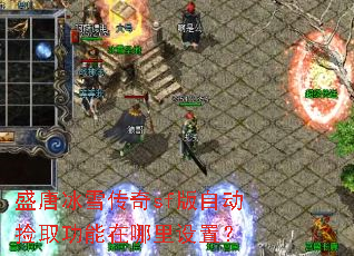 盛唐冰雪传奇sf版自动捡取功能在哪里设置? 盛唐冰雪传奇sf版自动捡取功能在哪里设置?