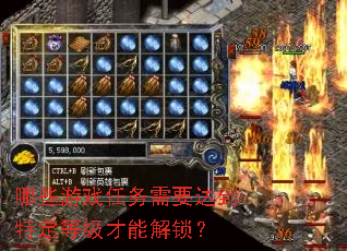 ��Щ��Ϸ������Ҫ�ﵽ�ض��ȼ����ܽ�����