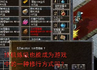 挂机练级也能成为游戏中的一种修行方式吗? 挂机练级也能成为游戏中的一种修行方式吗?