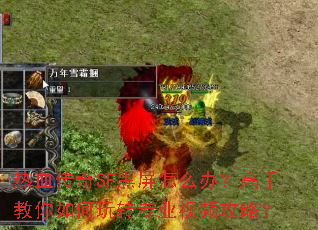 热血传奇SF黑屏怎么办?高手教你如何玩转专业视频攻略? 热血传奇SF黑屏怎么办?高手教你如何玩转专业视频攻略?