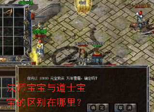 法师宝宝与道士宝宝的区别在哪里? 法师宝宝与道士宝宝的区别在哪里?