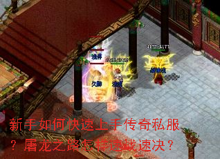 新手如何快速上手传奇私服?屠龙之路怎样速战速决? 新手如何快速上手传奇私服?屠龙之路怎样速战速决?