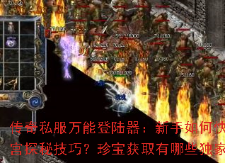 传奇私服万能登陆器:新手如何快速掌握迷宫探秘技巧?珍宝获取有哪些独家秘诀? 传奇私服万能登陆器:新手如何快速掌握迷宫探秘技巧?珍宝获取有哪些独家秘诀?