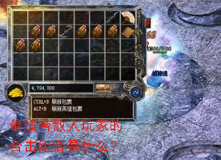 最适合散人玩家的合击组合是什么? 最适合散人玩家的合击组合是什么?