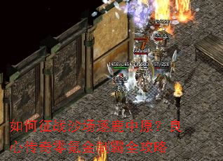 如何征战沙场逐鹿中原?良心传奇零氪金制霸全攻略 如何征战沙场逐鹿中原?良心传奇零氪金制霸全攻略