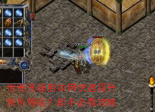 传奇开服后如何快速提升角色等级?新手必看攻略 传奇开服后如何快速提升角色等级?新手必看攻略