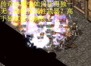 传奇游戏中如何获得独一无二的特殊属性武器？高手独家技巧解析？