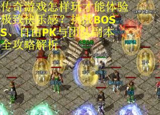 传奇游戏怎样玩才能体验极致快乐感？挑战BOSS、自由PK与团队副本全攻略解析